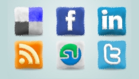 Furry Cushions Social Icons