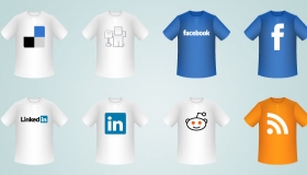 T-Shirt Social Icons