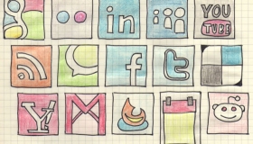 Hand Drawn Social Media Icons