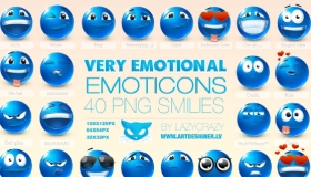 Very Emotional Emoticons