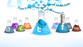 Bulb Social Media Icons