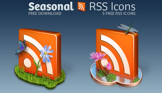 Seasonal RSS Icons