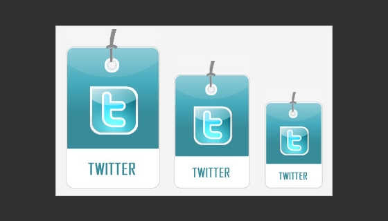 Tag Style Social Bookmarking Icons