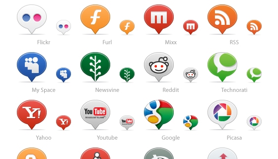 More Social Media Balloons