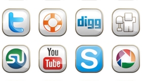 Square Social Media Icons