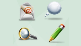 Blogging Icon Set