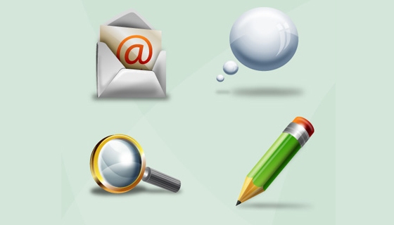 Blogging Icon Set