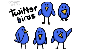 Cute and Simple Twitter Birds