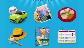 Smashing Retro Icon Set