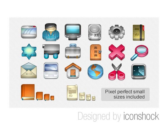 3D Glossy Icon Set