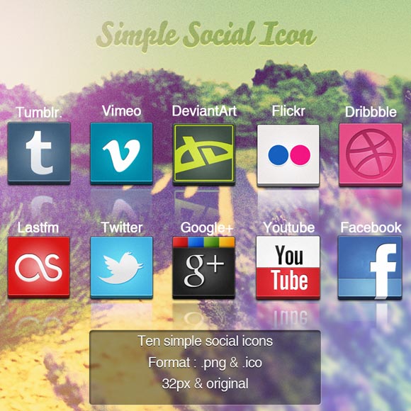 10 Best Social Icons by Schulerr