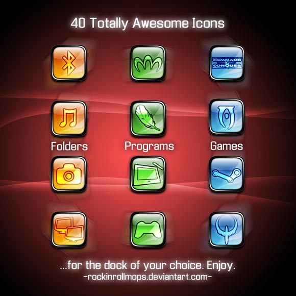 40 Icons by RockinRollmops