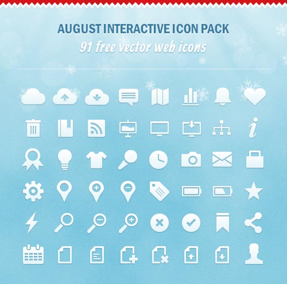 August Interactive Icon Pack
