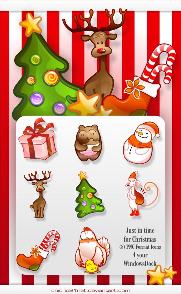 Christmas Dock Icons by Chicho21net
