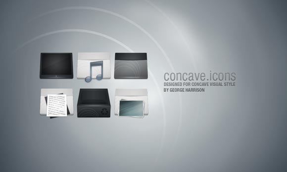 Concave Icons by Gakuseisean