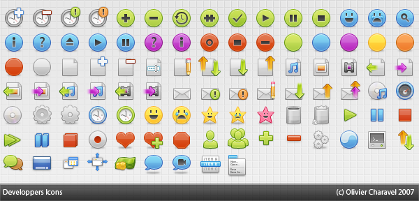 Developpers Icons by Sekkyumu