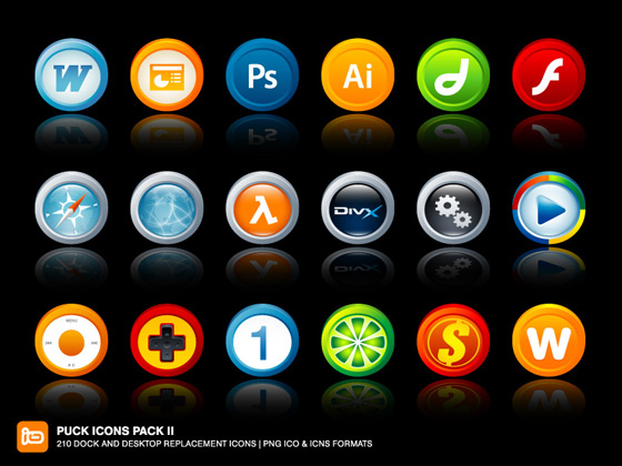 Puck Icons Pack II by Deleket