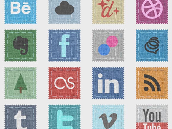 Fabric Social Icon Set