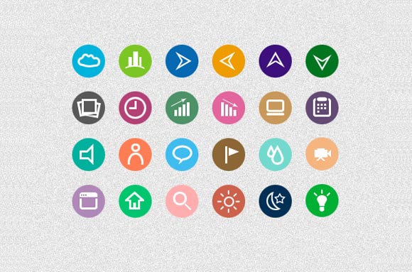 Flat Psd Icons