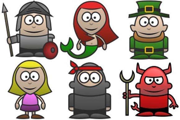  Character Icons by Martin Berube