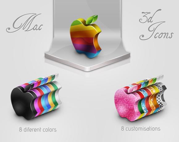 Mac 3d Icon Set