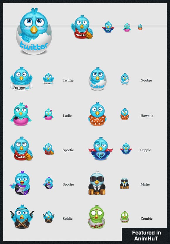 Fresh Twitter Icon Pack