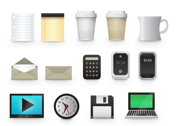 Random Icon Set by Dave Riensche