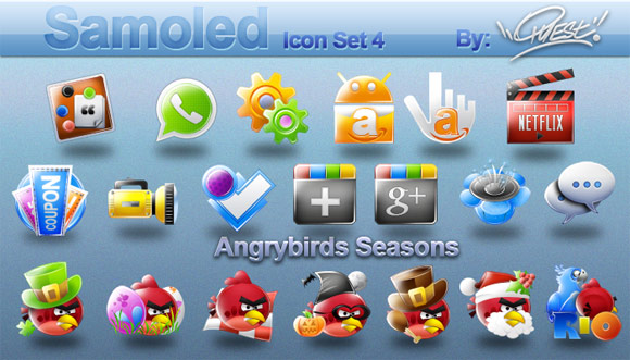 Samoled Icon Set 4 by Jquest68