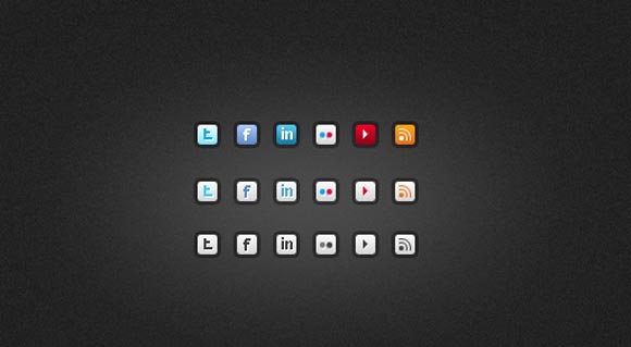 Small Social Icons