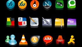 3D Cartoon Icons Pack III by Deleket