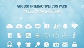 August Interactive Icon Pack
