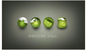 Christmas Icons by Kakkr