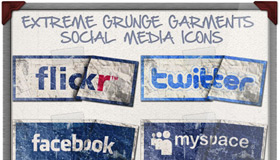 Extreme Grunge Icons by Colaja