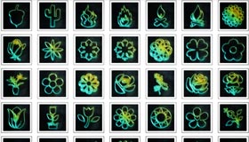 Glowing Green Neon Natural Wonders