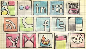 Hand Drawn Social Media by Rafiki270