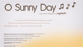O Sunny Day Icon Set by Mag1cWind0w