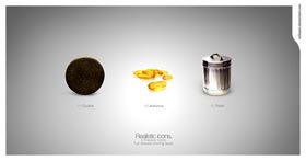 Realistic Icons Preview by Uribaani