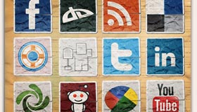 Vintage Icon Set for Bloggers by Colaja