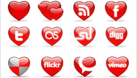 12 St.Valentine’s day Icons