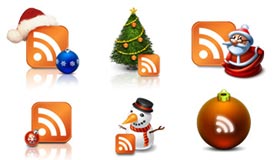 X-Mas RSS Icons