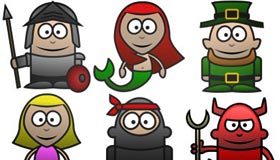 Character Icons by Martin Berube