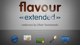Flavour Icon Set for Web Designers