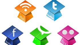 Graduation Hat Icons 