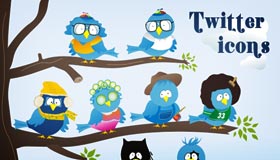 Free Twitter Icon Set