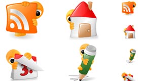 Smashy The Alien Icon Set