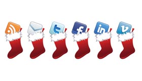 Free Holiday Social Media Icon Set