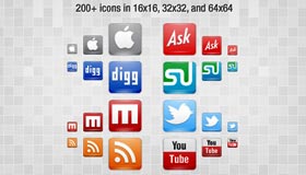 “SocialShift” Icon Set