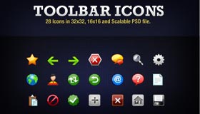 28 Toolbar Icons