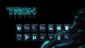 Tron Object Dock Icons by Ryujin2490