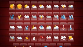 Weather Icon Set by Umutavci